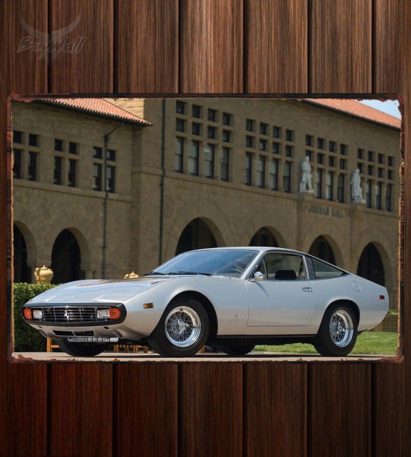 Металлическая табличка Ferrari 365 GTC 4 263 Металлическая табличка Ferrari 365 GTC 4 263